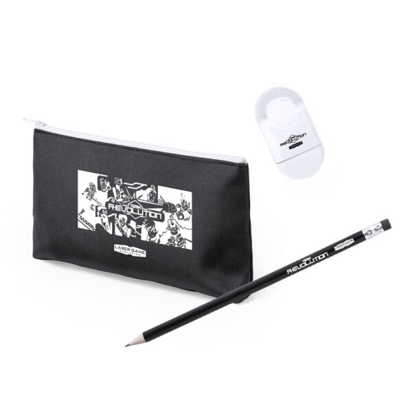 Pack Trousse + crayon + gomme taille crayon – Image 2