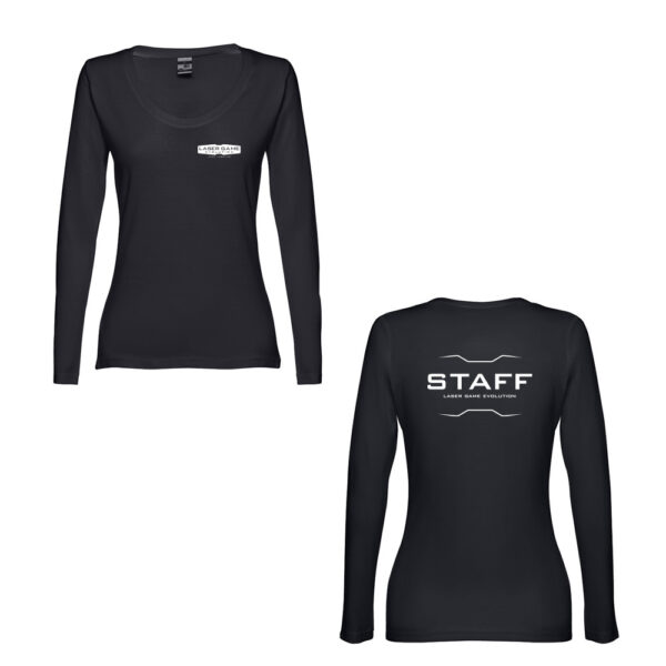 T-shirt Manches Longues Staff Femme Décolleté