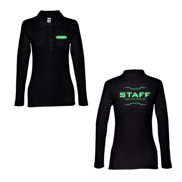 Polo Manche Longue Staff phosphorescence – Image 2
