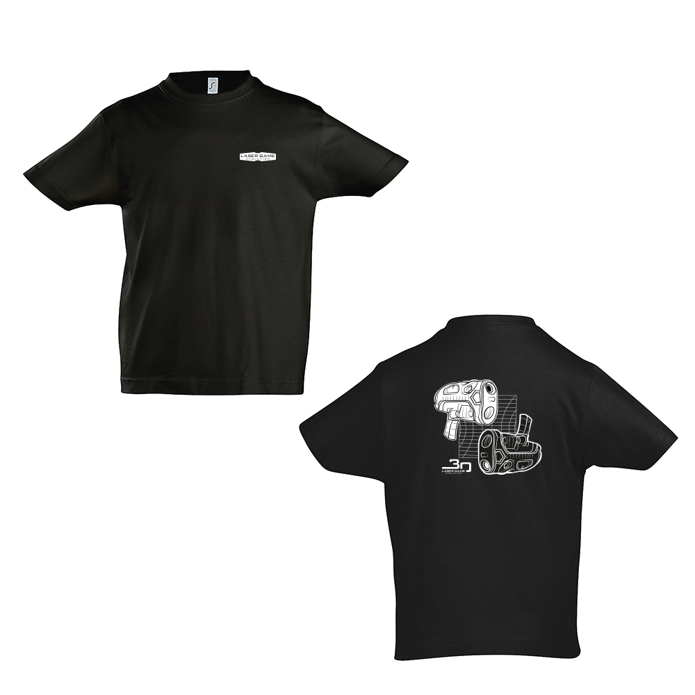 T-shirt Enfant V2026 Cœur + dos
